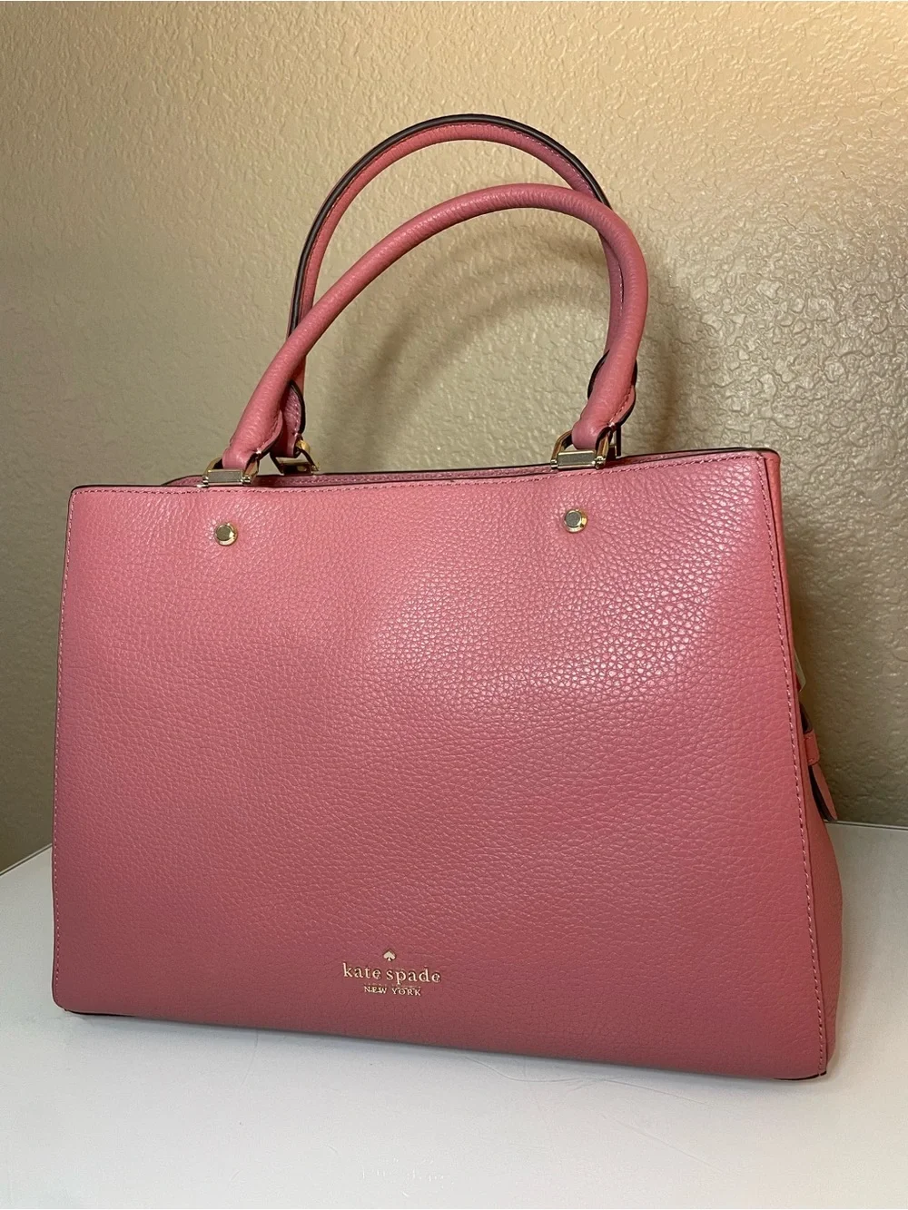 kate spade New York Pink Leather Satchel
